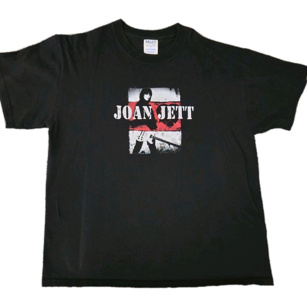 Vintage Y2K Joan Jett And The Blackhearts Band T Shirt Size Large 2000s